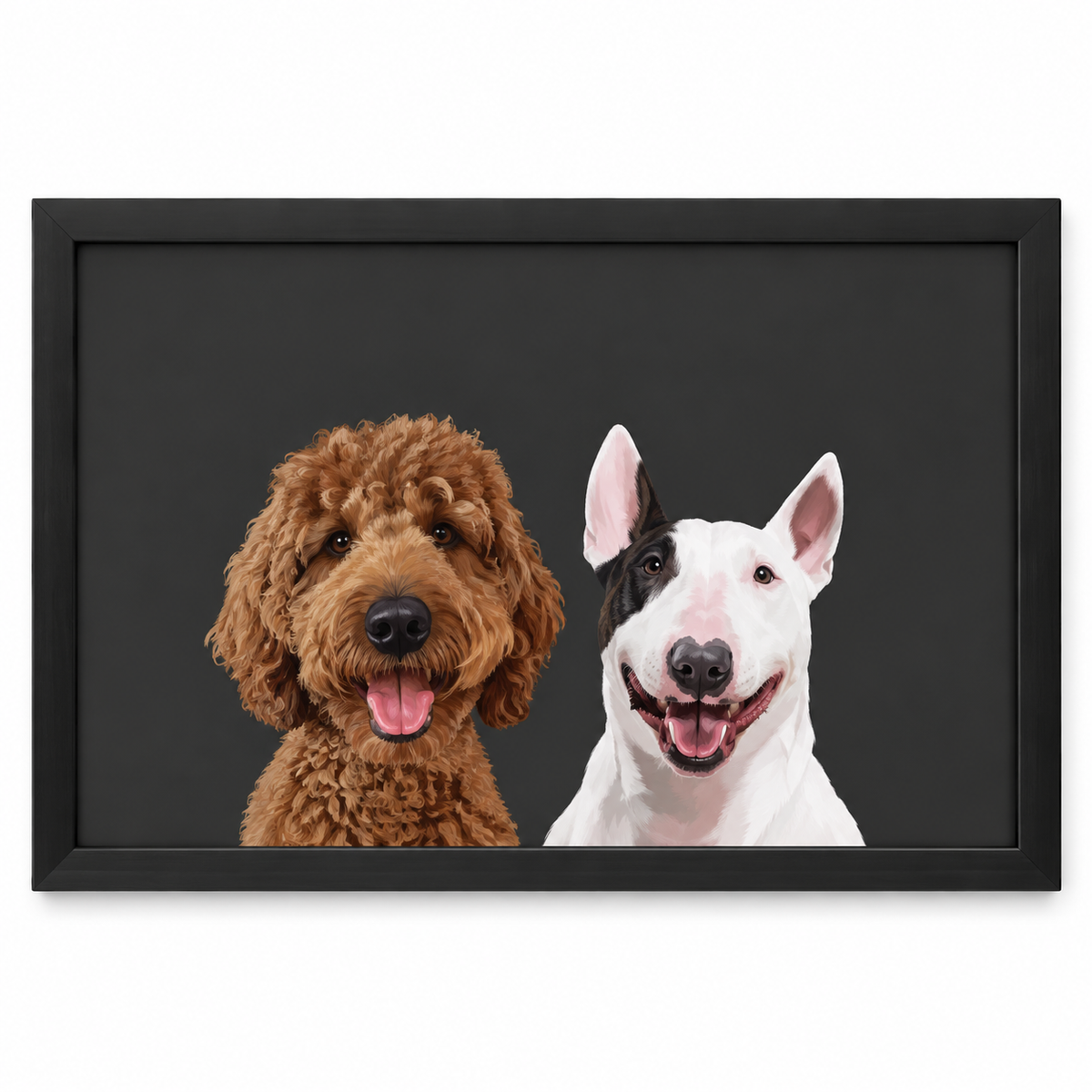 Custom Two Pet Portrait — gallery 14 — Dear Paw Studio
