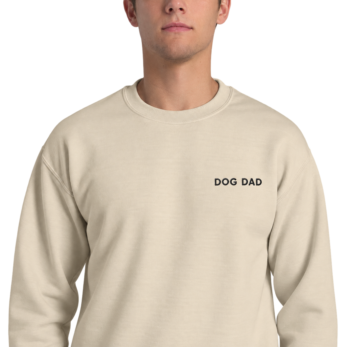 Dog Dad Embroidered Pet Crewneck — gallery 05 — Dear Paw Studio