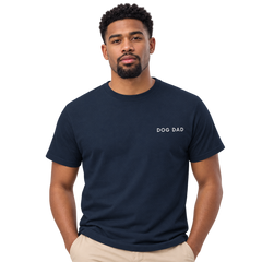Dog Dad Embroidered T-Shirt — gallery 02 — Dear Paw Studio