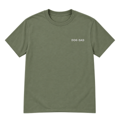 Dog Dad Embroidered T-Shirt — gallery 03 — Dear Paw Studio