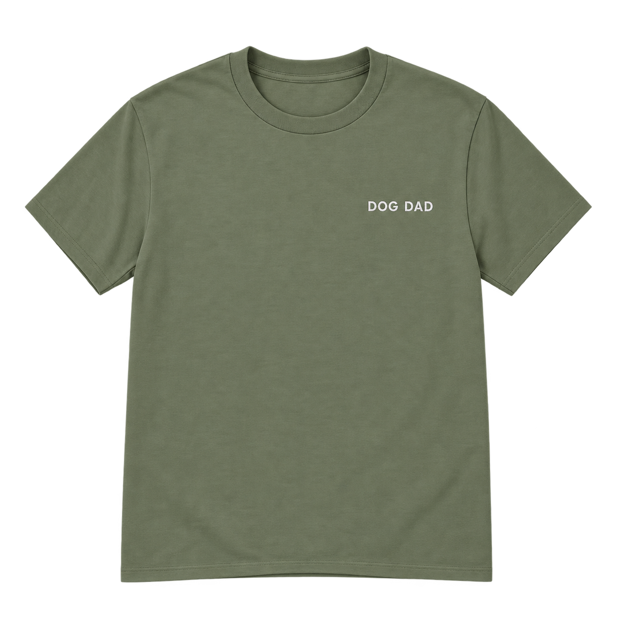 Dog Dad Embroidered T-Shirt — gallery 03 — Dear Paw Studio
