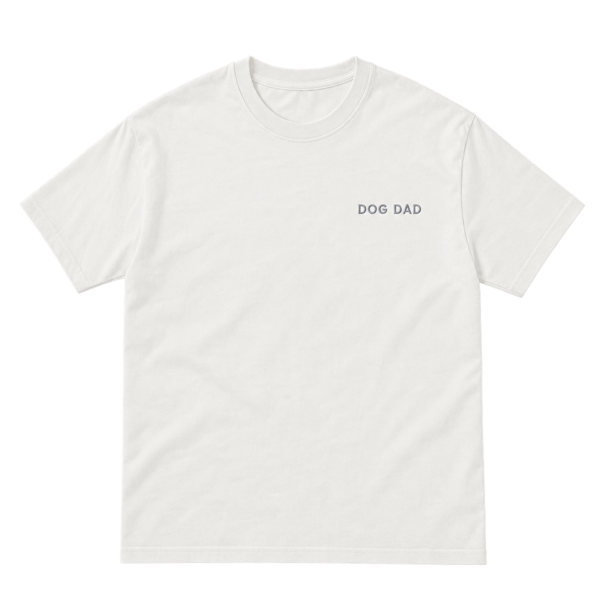 Dog Dad Embroidered T-Shirt — gallery 05 — Dear Paw Studio