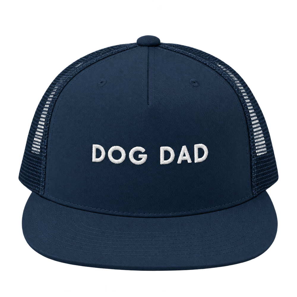 Dog Dad Embroidered Trucker Hat — gallery 02 — Dear Paw Studio