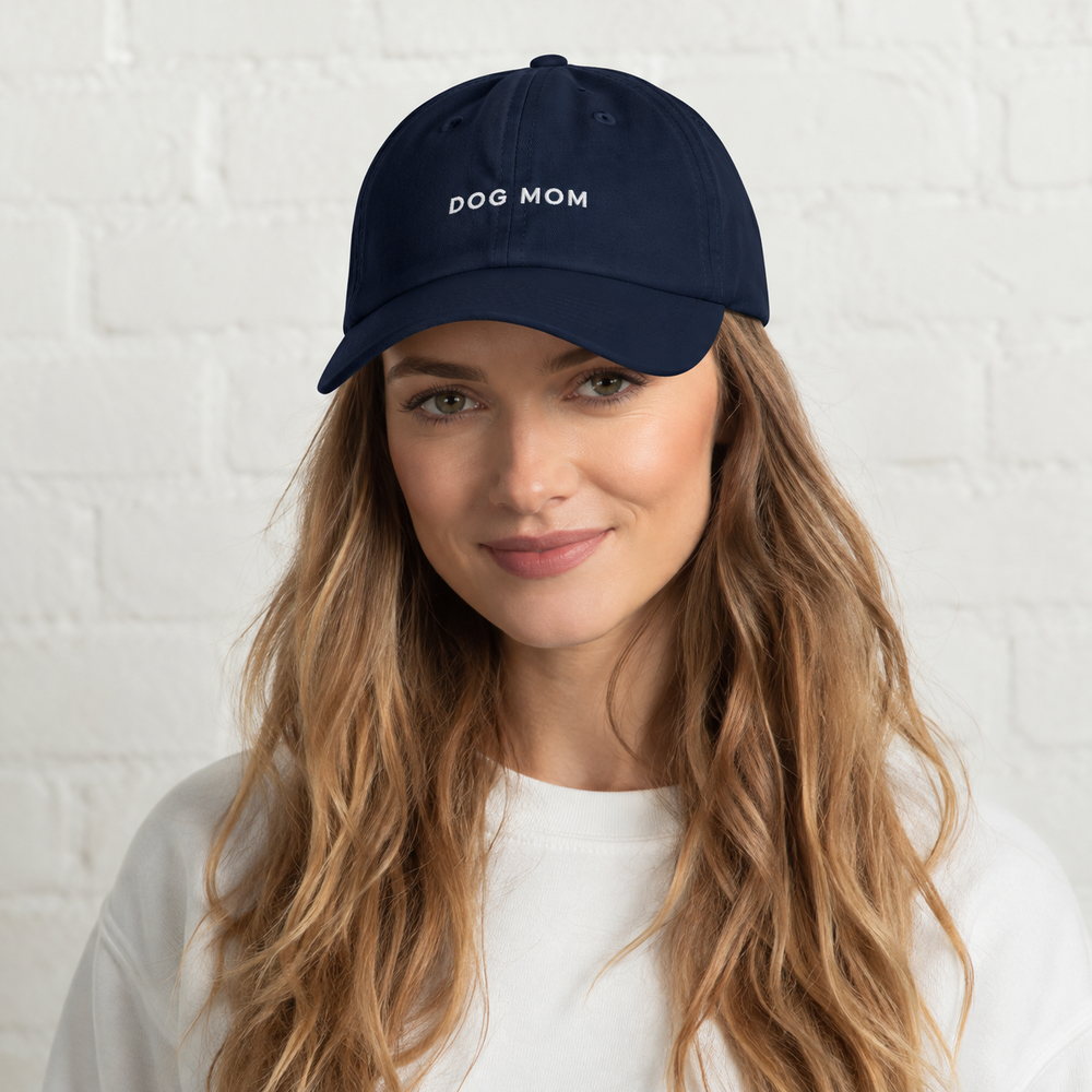 Dog Mom Embroidered Dad Hat — gallery 02 — Dear Paw Studio
