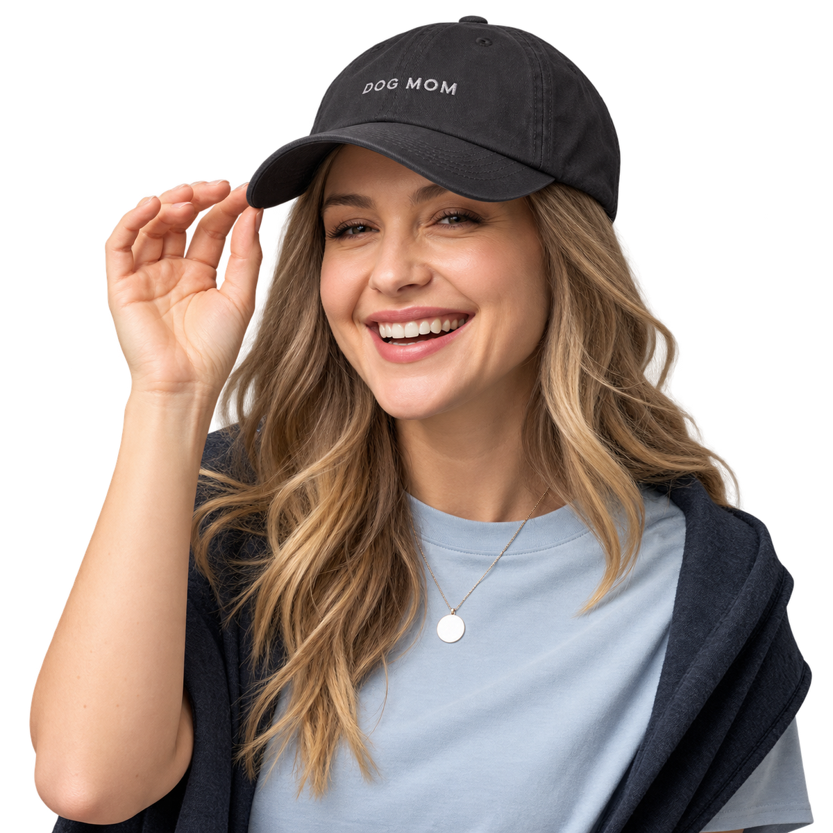 Dog Mom Embroidered Dad Hat — gallery 04 — Dear Paw Studio
