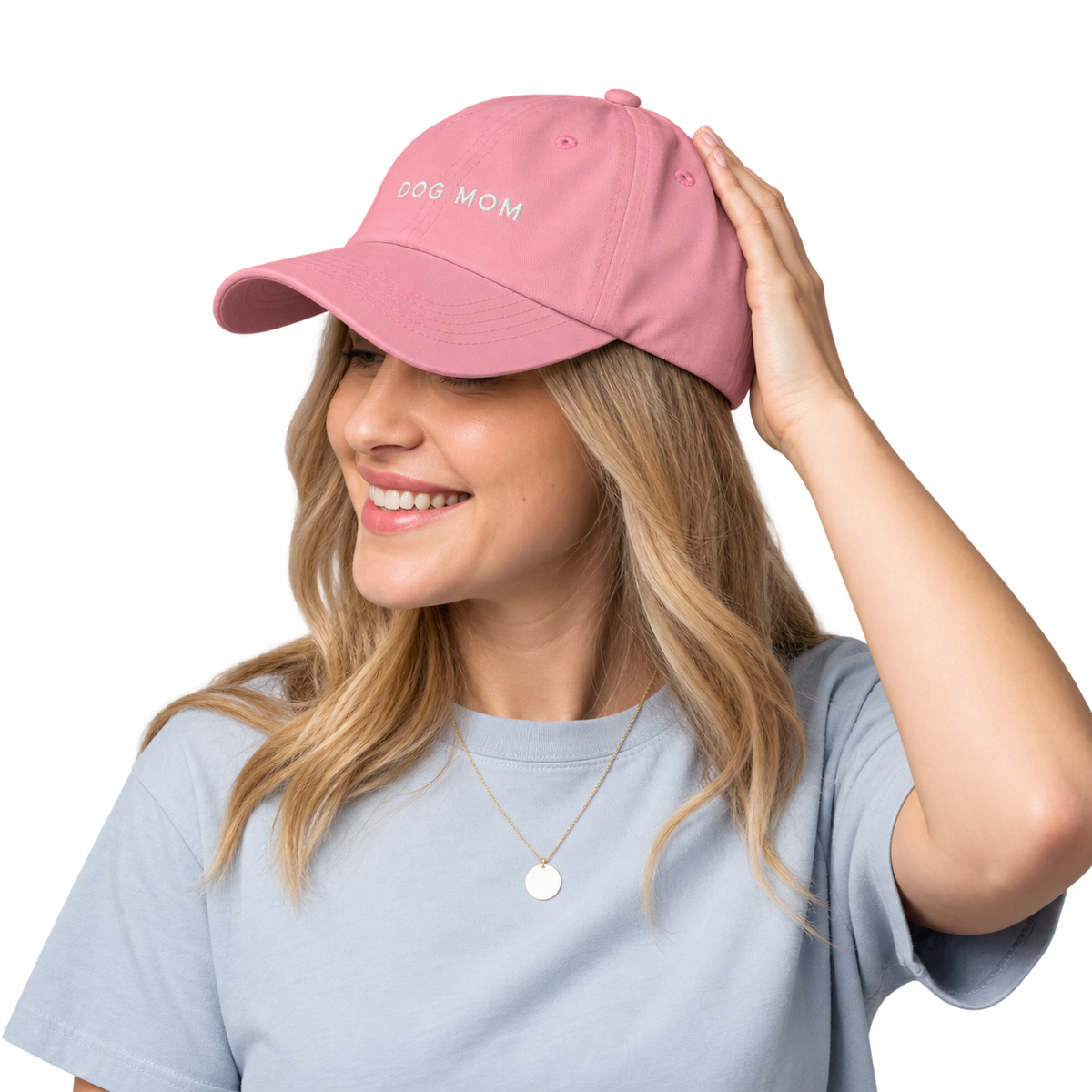 Dog Mom Embroidered Dad Hat — gallery 06 — Dear Paw Studio