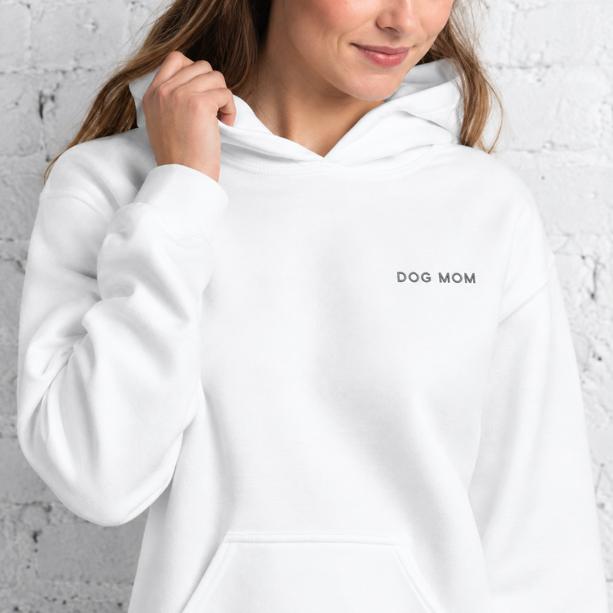 Dog Mom Embroidered Hoodie — gallery 02 — Dear Paw Studio