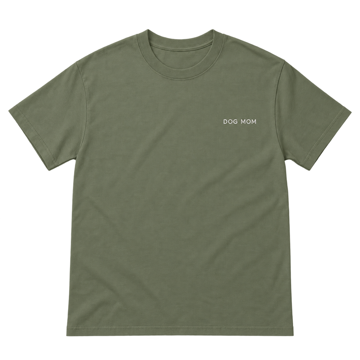Dog Mom Embroidered T-Shirt — gallery 04 — Dear Paw Studio