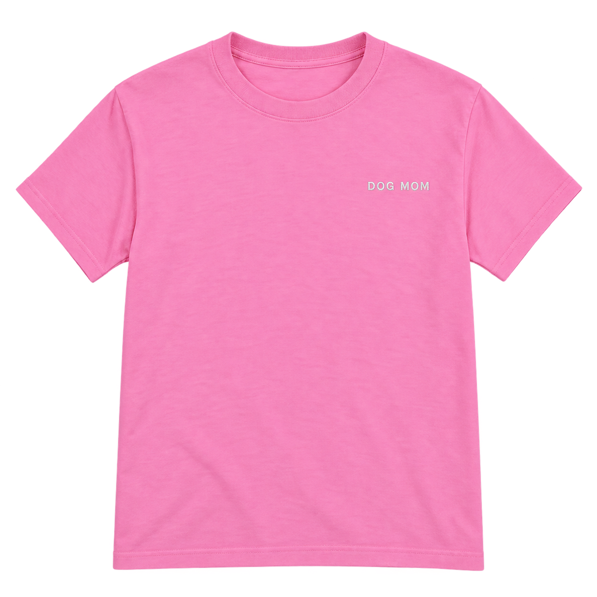 Dog Mom Embroidered T-Shirt — gallery 06 — Dear Paw Studio