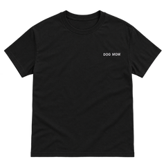 Dog Mom Embroidered T-Shirt — gallery dog-mom-embroidered-t-shirt — Dear Paw Studio