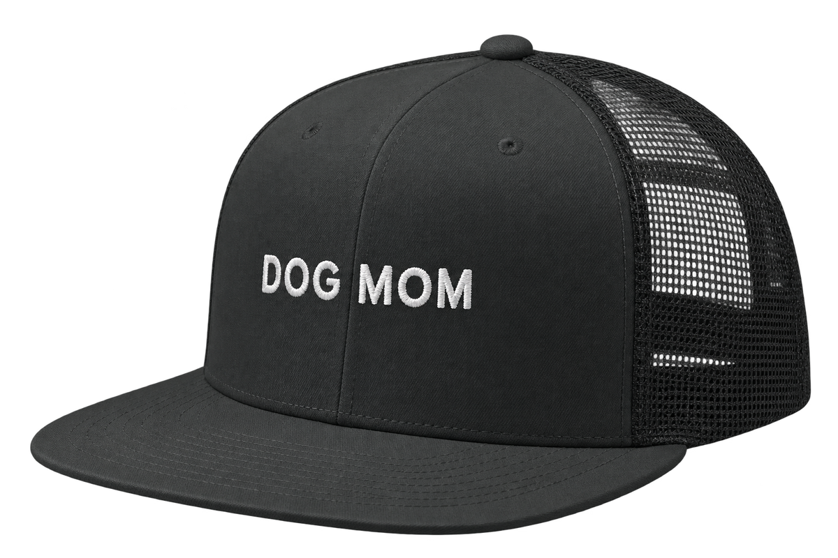 Dog Mom Embroidered Trucker Hat — gallery 04 — Dear Paw Studio