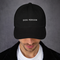 Dog Person Dad Hat — gallery dog-person-embroidered-dad-hat — Dear Paw Studio