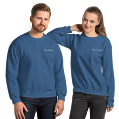 Dog Person Embroidered Pet Crewneck — gallery 02 — Dear Paw Studio