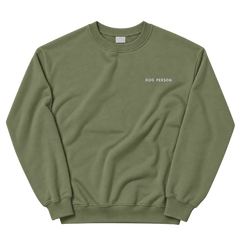 Dog Person Embroidered Pet Crewneck — gallery 03 — Dear Paw Studio