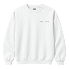 Dog Person Embroidered Pet Crewneck — gallery 05 — Dear Paw Studio