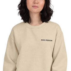 Dog Person Embroidered Pet Crewneck — gallery 06 — Dear Paw Studio