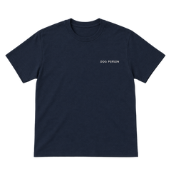 Dog Person Embroidered T-Shirt — gallery 02 — Dear Paw Studio