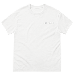 Dog Person Embroidered T-Shirt — gallery 03 — Dear Paw Studio