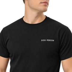 Dog Person Embroidered T-Shirt — gallery dog-person-embroidered-t-shirt — Dear Paw Studio