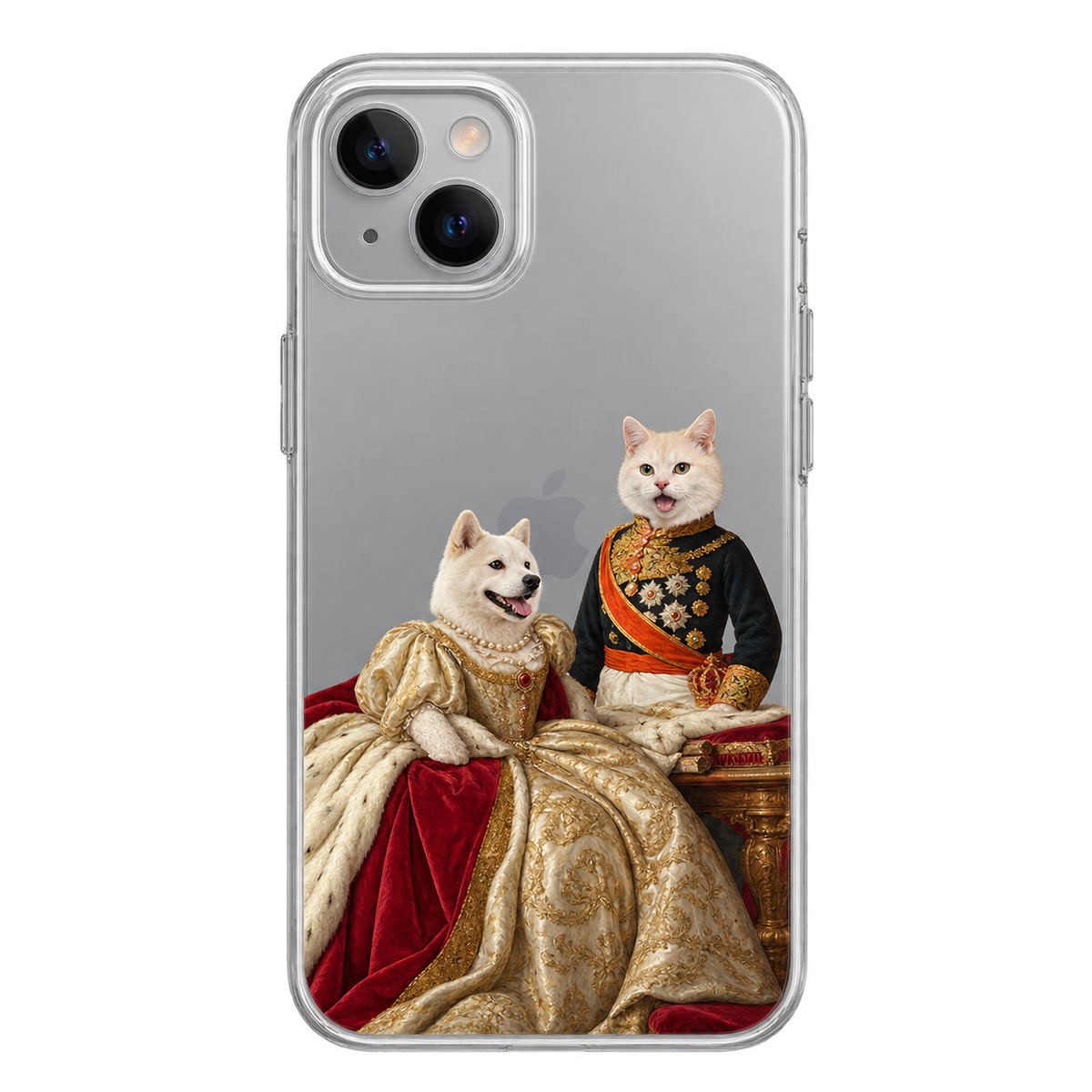 King & Queen Pet Portrait Phone Cases — gallery 02 — Dear Paw Studio