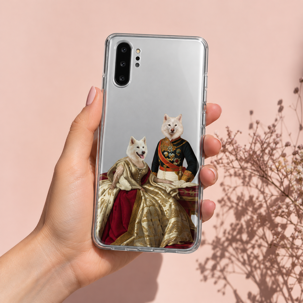 King & Queen Pet Portrait Phone Cases — gallery 03 — Dear Paw Studio