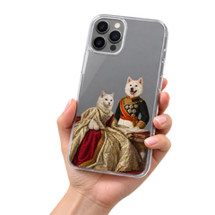 King & Queen Pet Portrait Phone Cases — gallery king-queen-pet-portrait-phone-cases — Dear Paw Studio