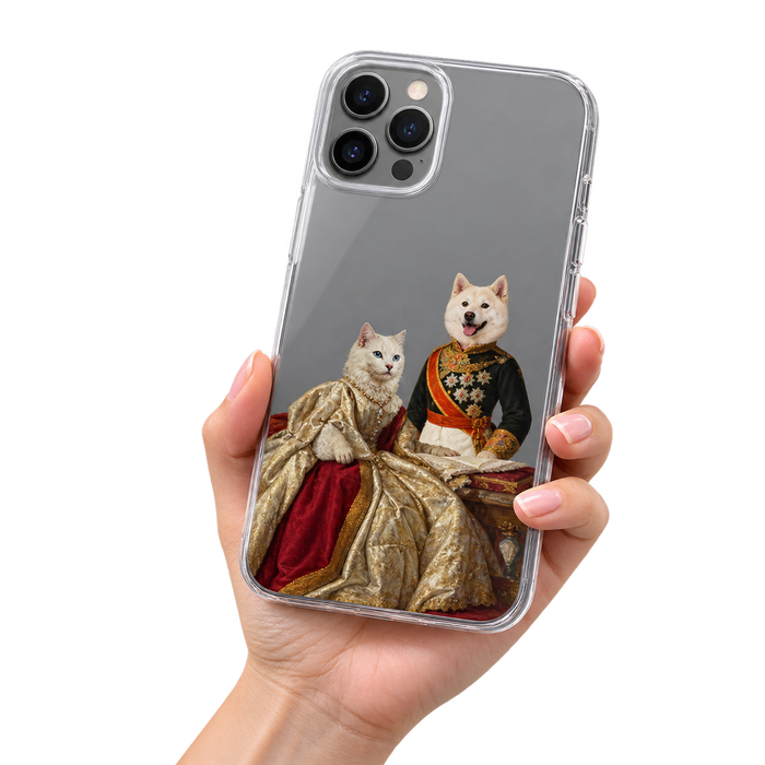 King & Queen Pet Portrait Phone Cases — gallery king-queen-pet-portrait-phone-cases — Dear Paw Studio