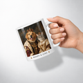 King & Queen Royal Custom Pet Portrait Mug — gallery 03 — Dear Paw Studio