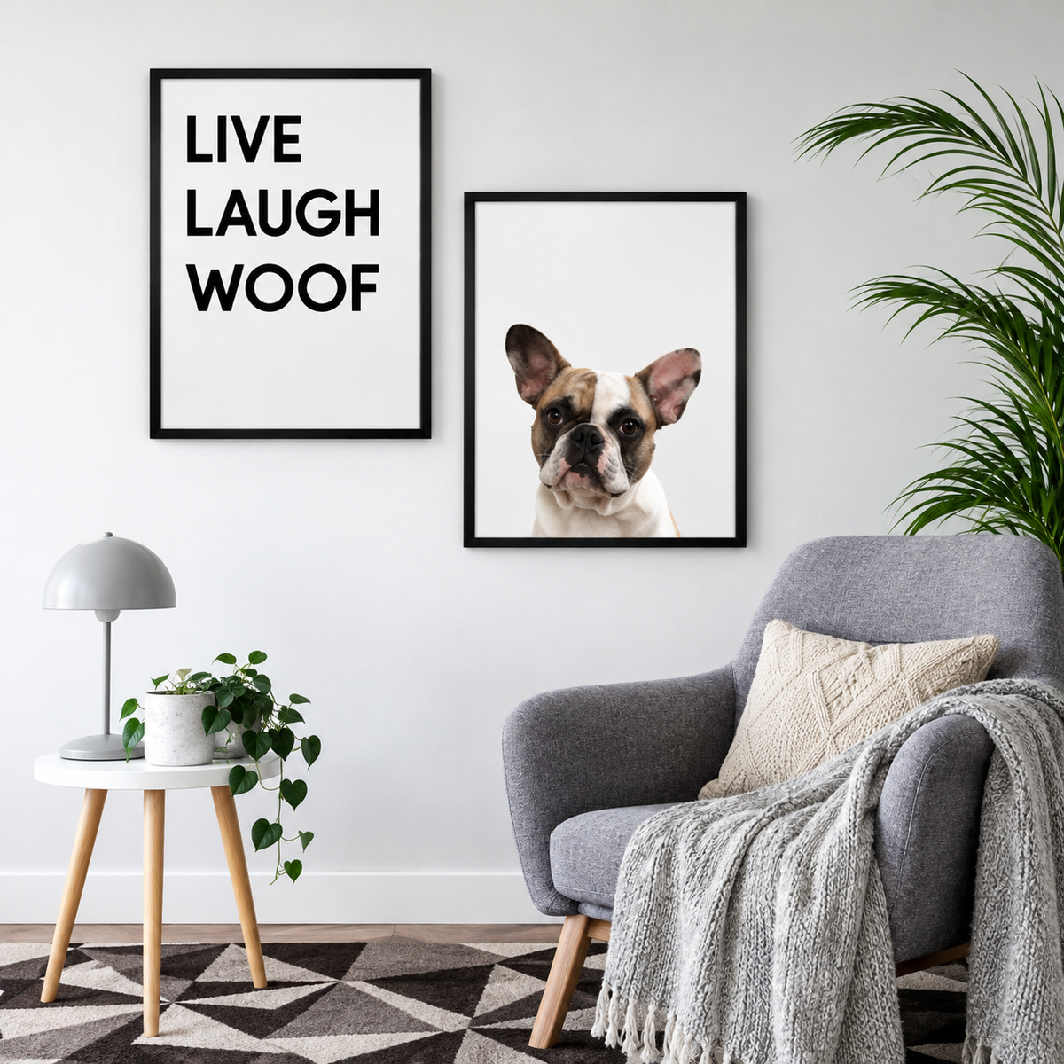 Live Laugh Woof — gallery 02 — Dear Paw Studio