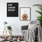 Live Laugh Woof — gallery 03 — Dear Paw Studio
