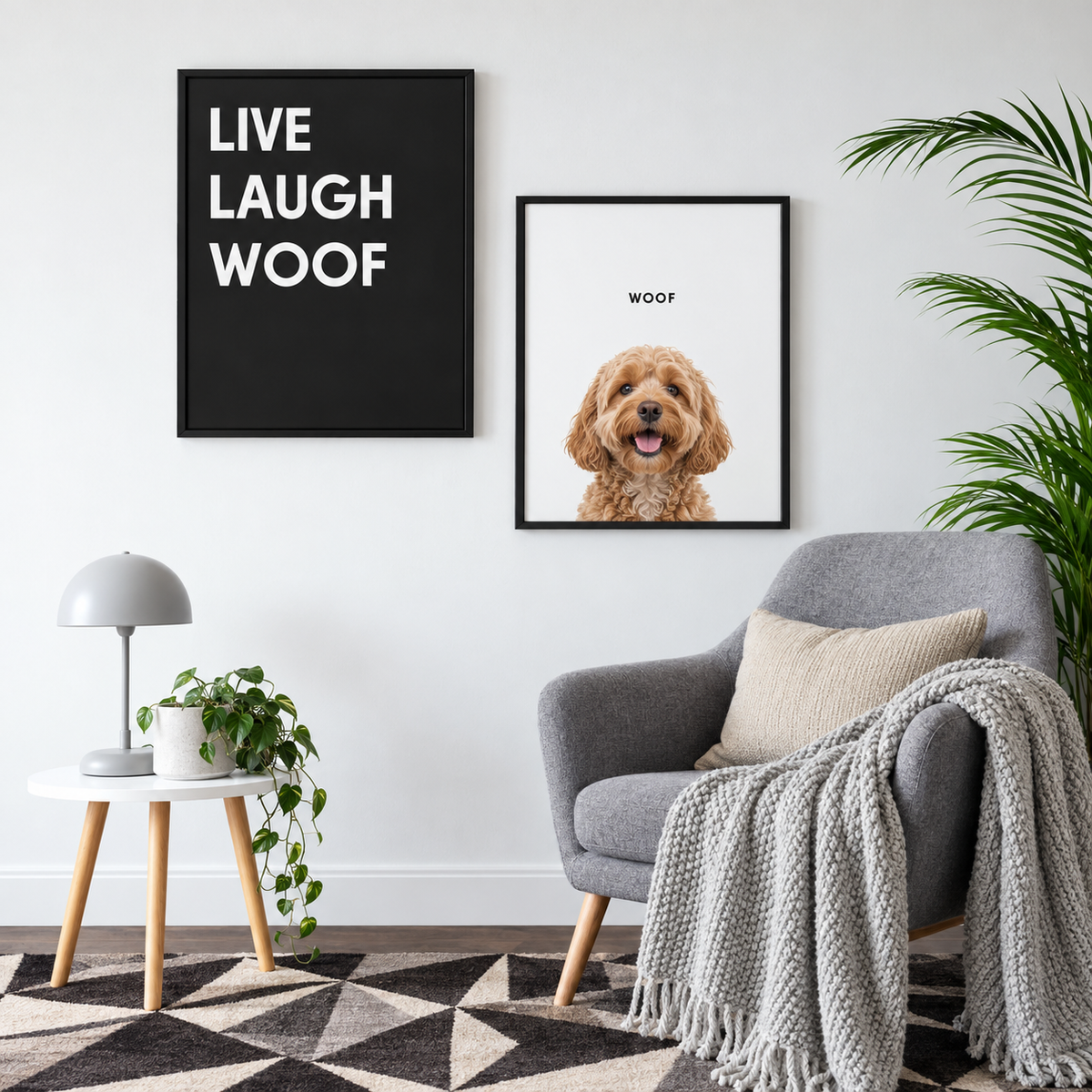 Live Laugh Woof — gallery 03 — Dear Paw Studio