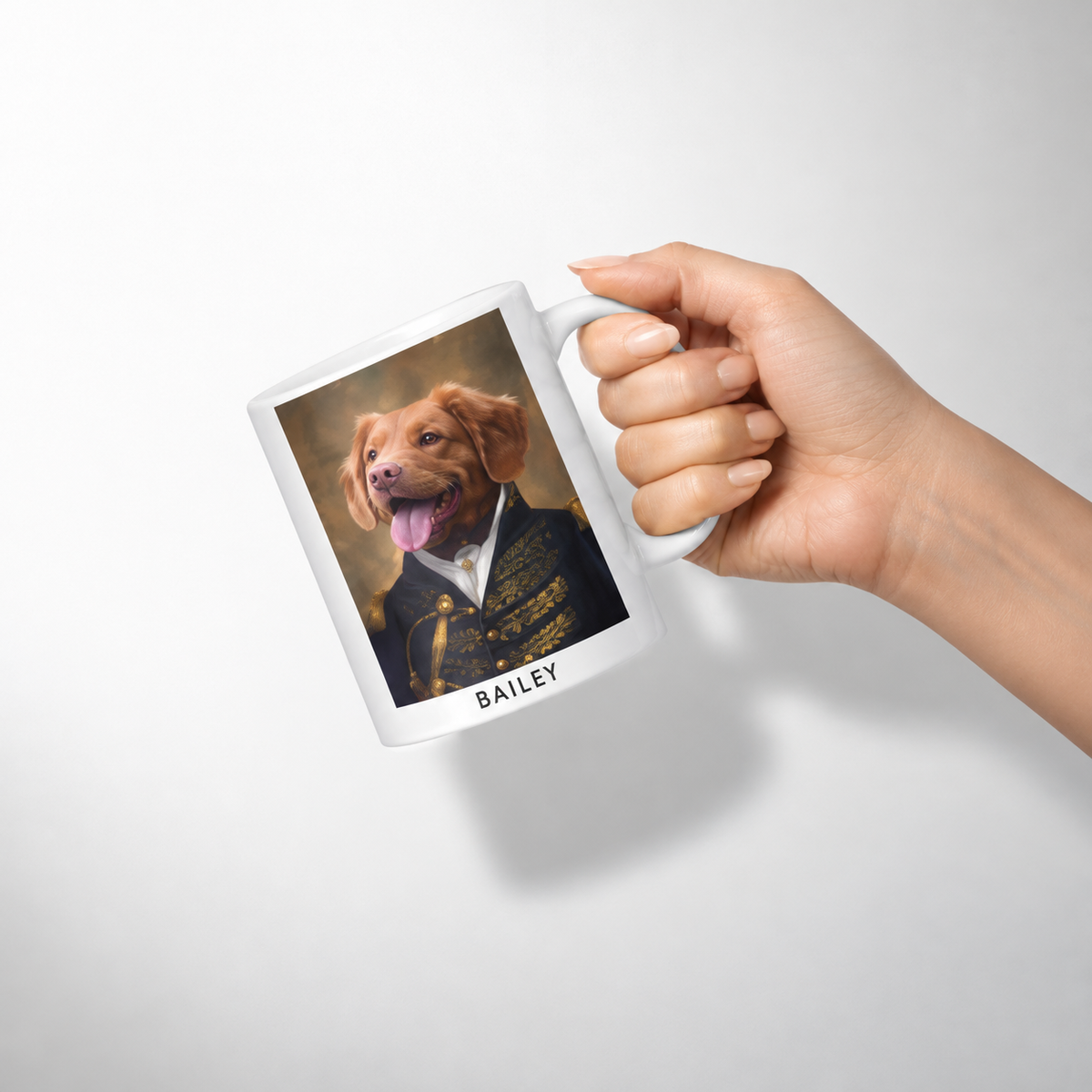 Prince Royal Custom Pet Portrait Mug — gallery 03 — Dear Paw Studio