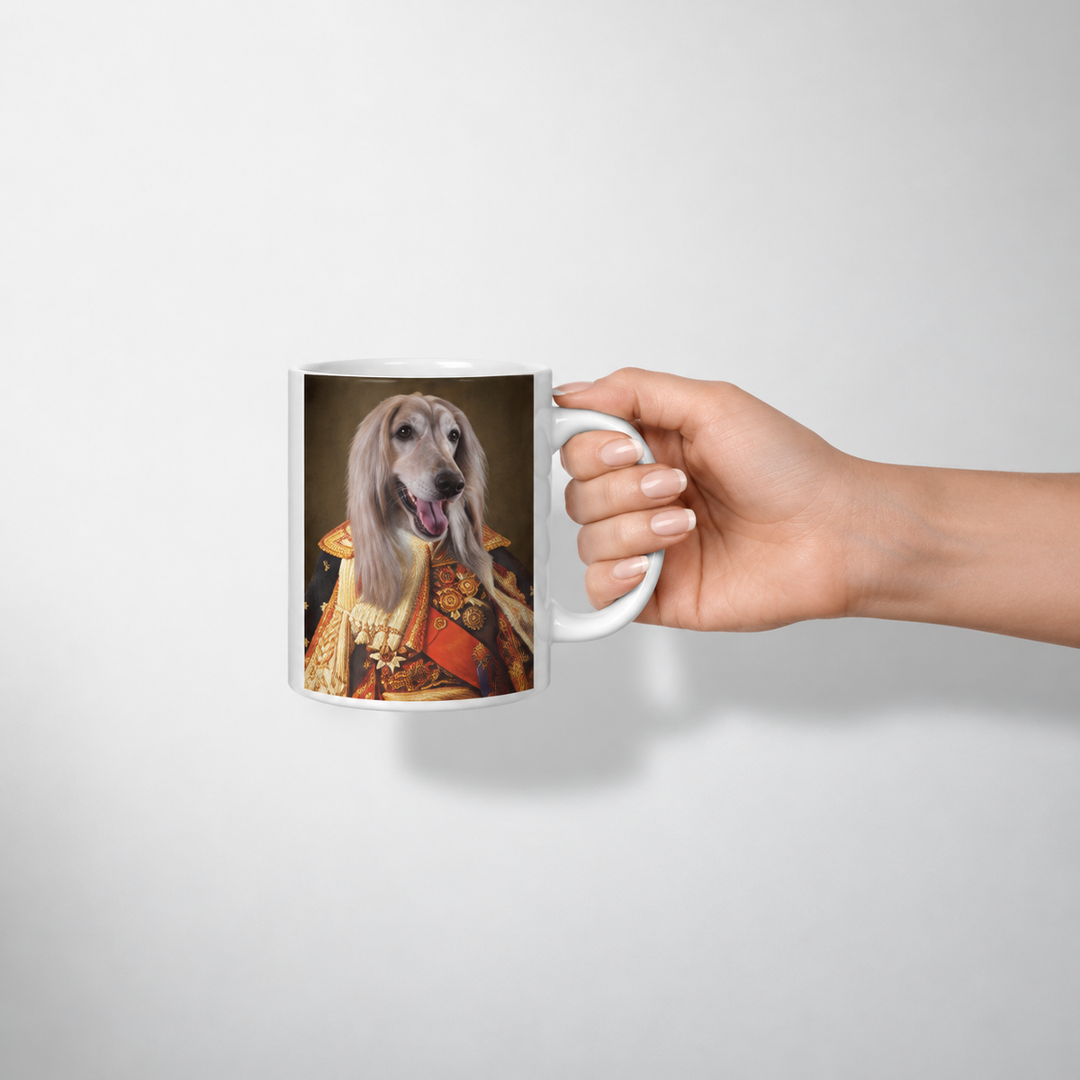 Princess Royal Custom Pet Portrait Mug — gallery princess-royal-custom-pet-portrait-mug — Dear Paw Studio