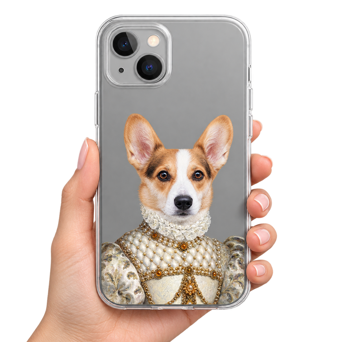 Proper Lady Pet Portrait Phone Cases — gallery 02 — Dear Paw Studio