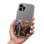 Majestic Duo Pet Portrait Phone Cases — gallery royal-pet-portrait-phone-cases — Dear Paw Studio