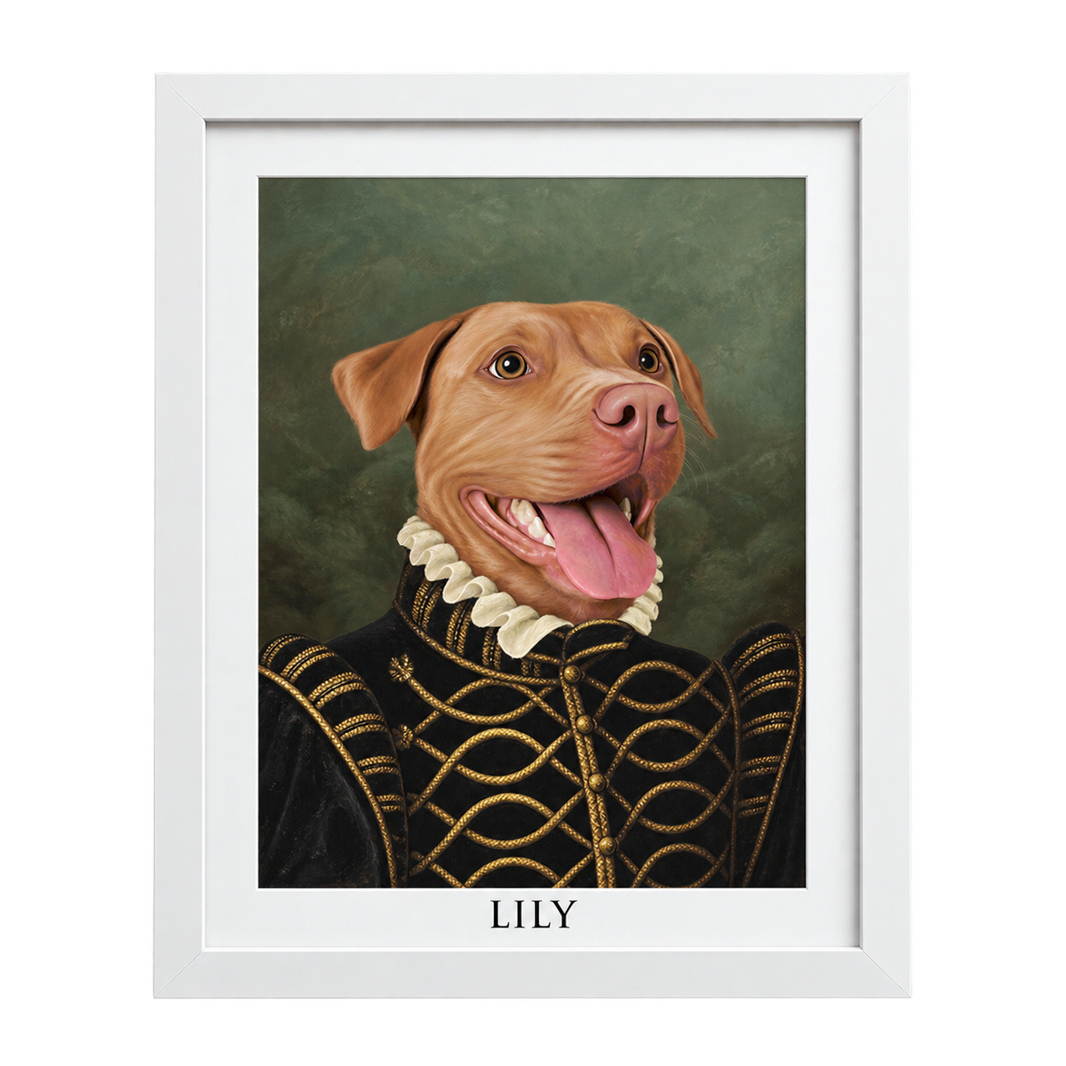 The Baroness Custom Pet Portrait — gallery 02 — Dear Paw Studio