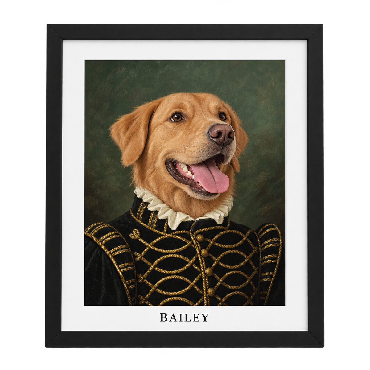 The Baroness Custom Pet Portrait — gallery the-baroness — Dear Paw Studio