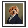 The Dignified Gentleman Custom Pet Portrait — gallery the-dignified-gentleman-custom-pet-portrait — Dear Paw Studio