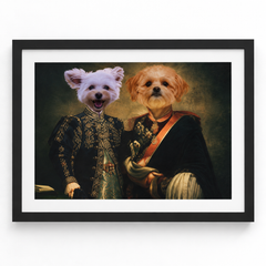 The Majestic Duo Custom Pet Portrait — gallery 02 — Dear Paw Studio