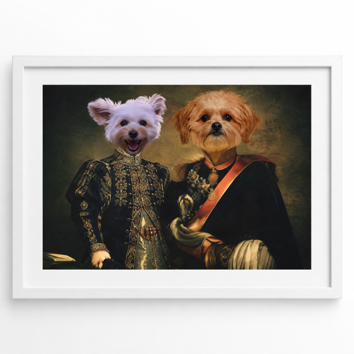 The Majestic Duo Custom Pet Portrait — gallery 04 — Dear Paw Studio