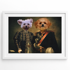 The Majestic Duo Custom Pet Portrait — gallery 04 — Dear Paw Studio