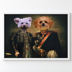 The Majestic Duo Custom Pet Portrait — gallery 05 — Dear Paw Studio