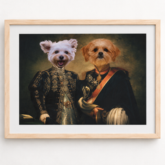 The Majestic Duo Custom Pet Portrait — gallery 06 — Dear Paw Studio