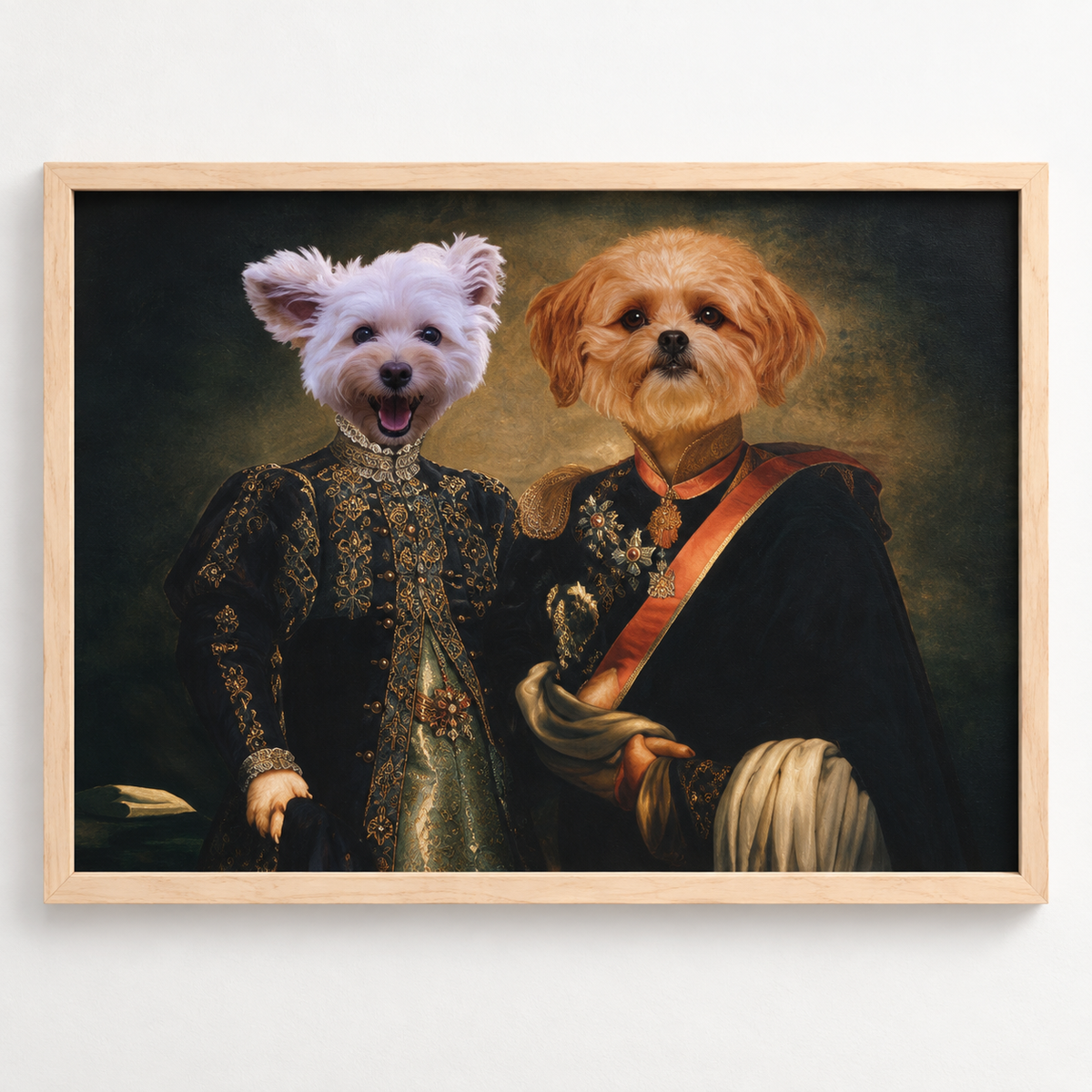 The Majestic Duo Custom Pet Portrait — gallery 07 — Dear Paw Studio