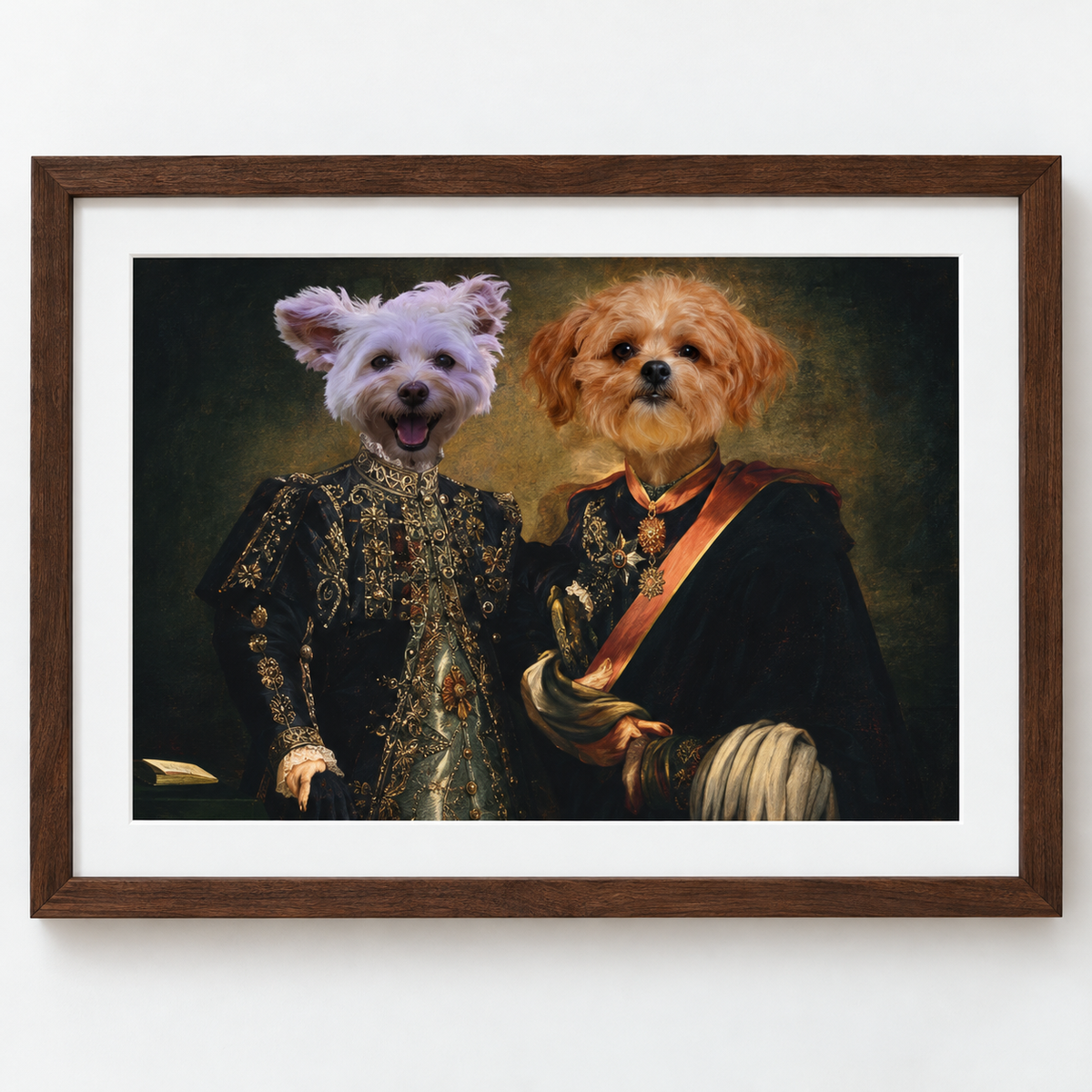 The Majestic Duo Custom Pet Portrait — gallery 08 — Dear Paw Studio