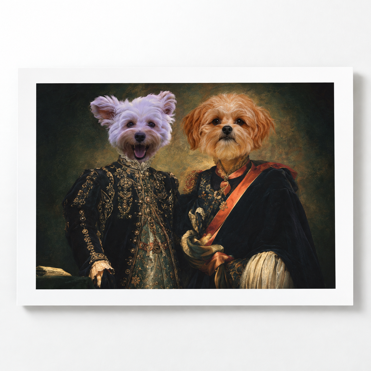 The Majestic Duo Custom Pet Portrait — gallery 10 — Dear Paw Studio