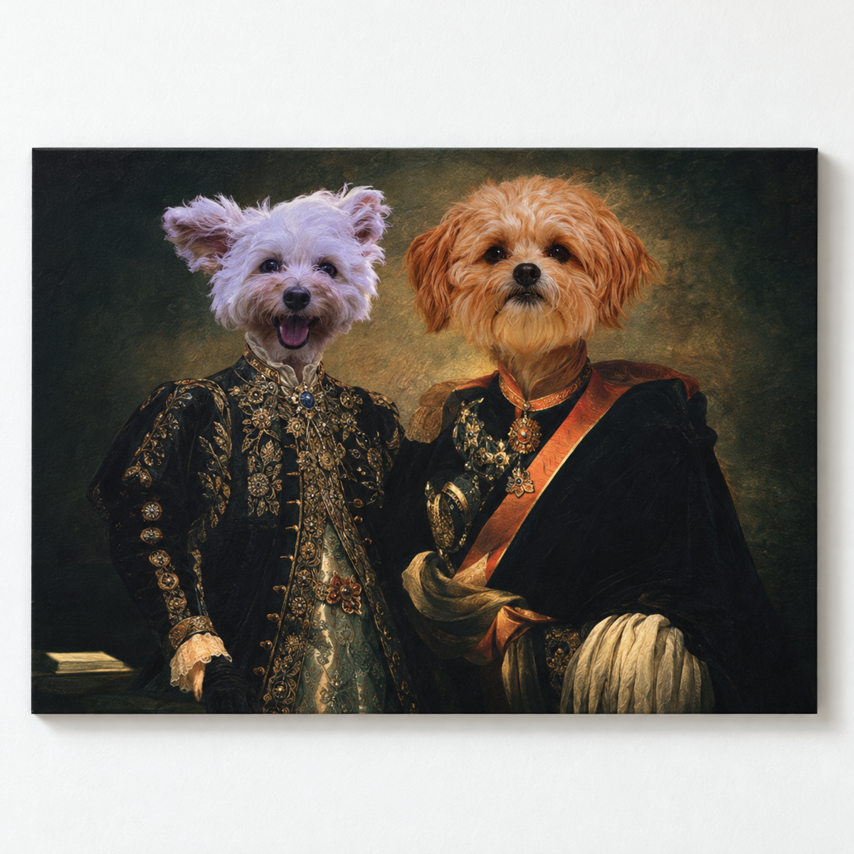 The Majestic Duo Custom Pet Portrait — gallery 11 — Dear Paw Studio