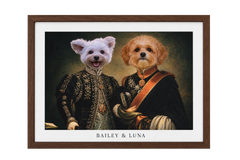 The Majestic Duo Custom Pet Portrait — gallery 14 — Dear Paw Studio