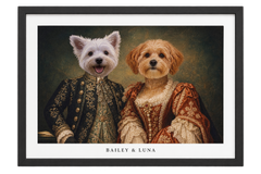 The Majestic Duo Custom Pet Portrait — gallery the-majestic-duo-custom-pet-portrait — Dear Paw Studio