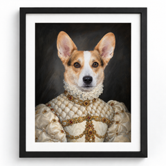The Proper Lady Custom Pet Portrait — gallery 02 — Dear Paw Studio